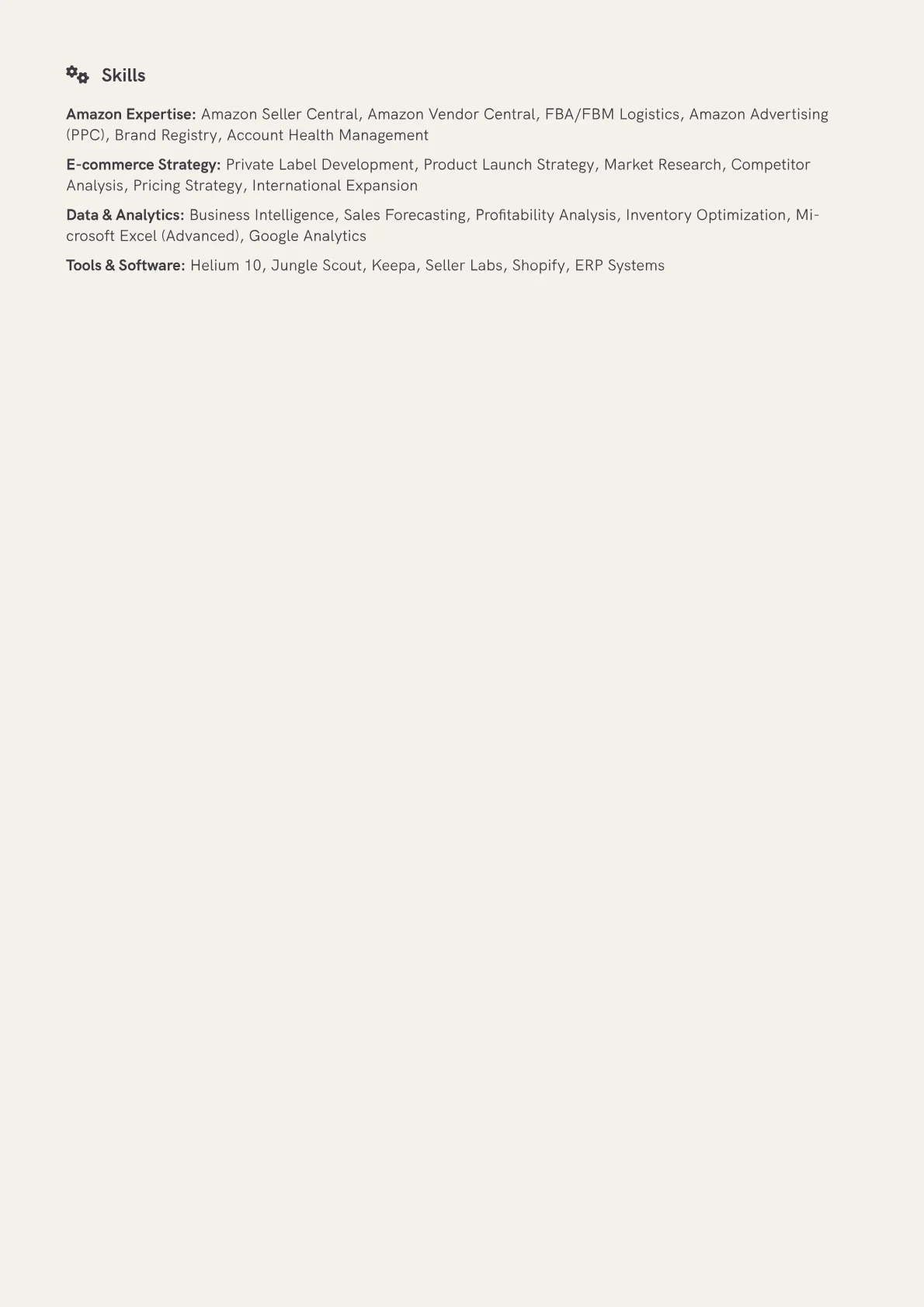 Amazon Seller Manager version - Page 2