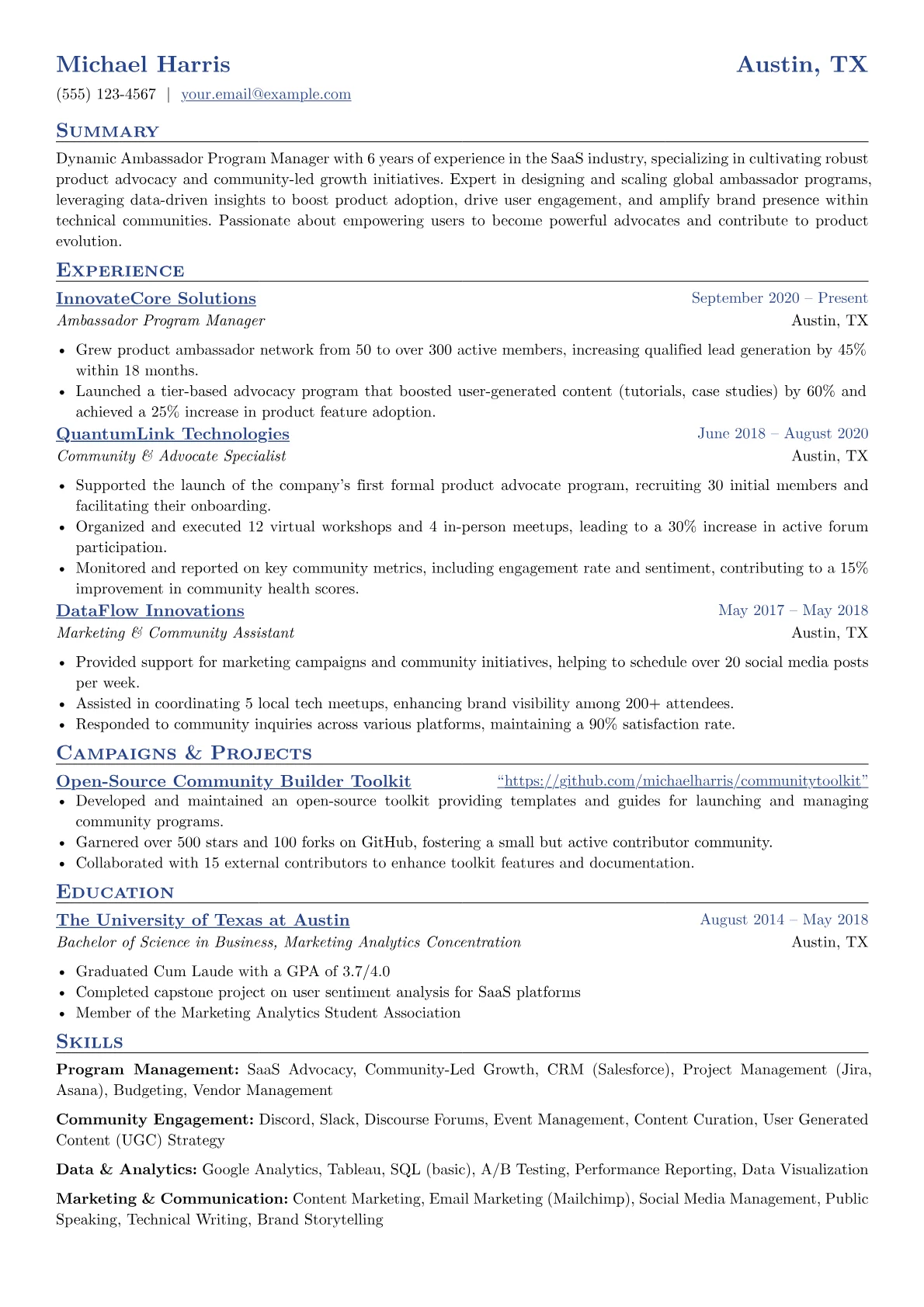 Tech Product version - Page 1