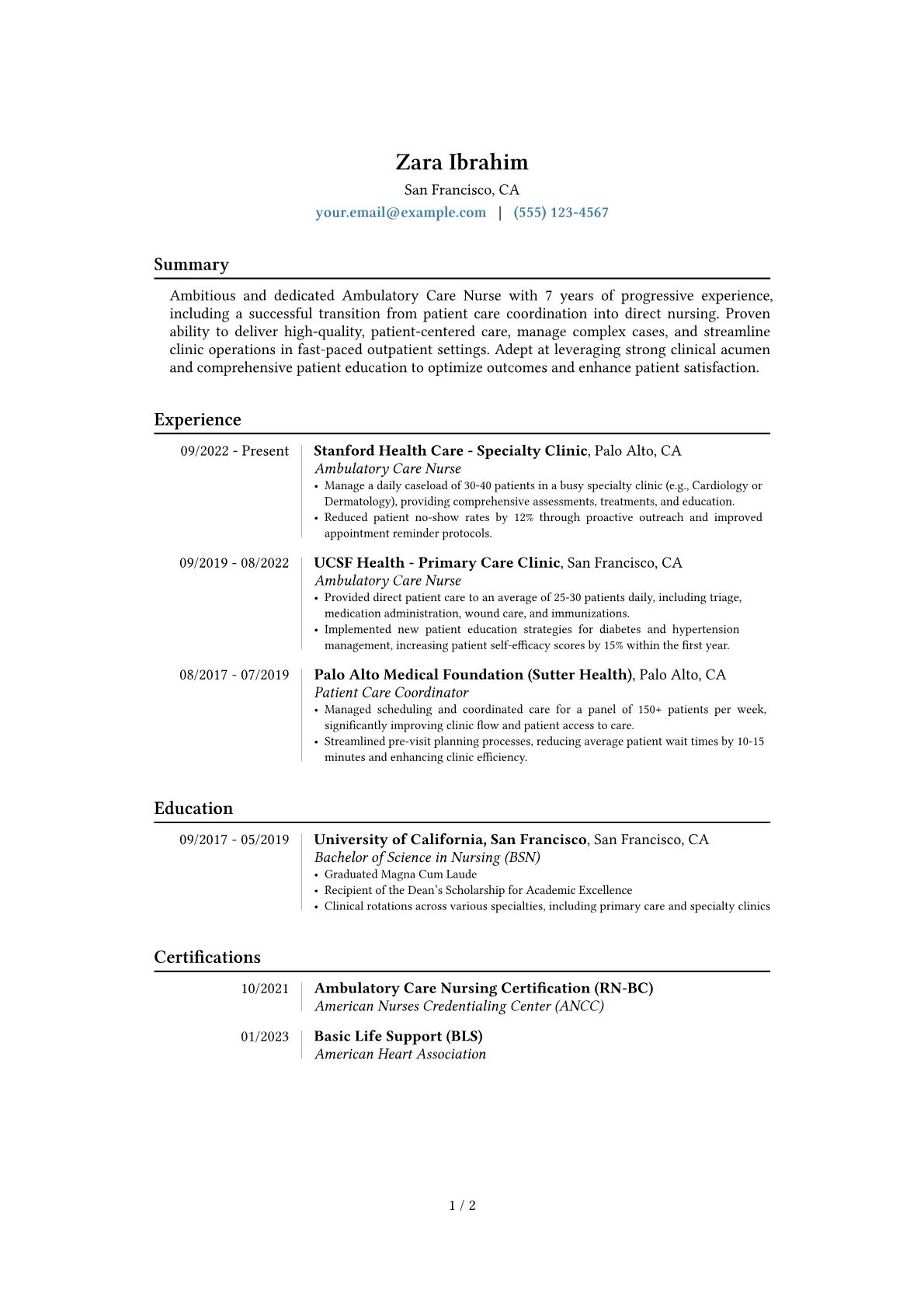 Career changer version - Page 1
