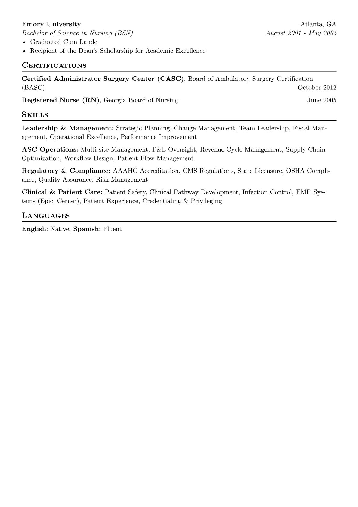 Ambulatory Surgery version - Page 2