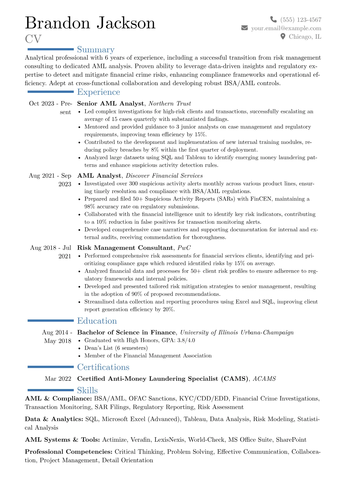 Career changer version - Page 1