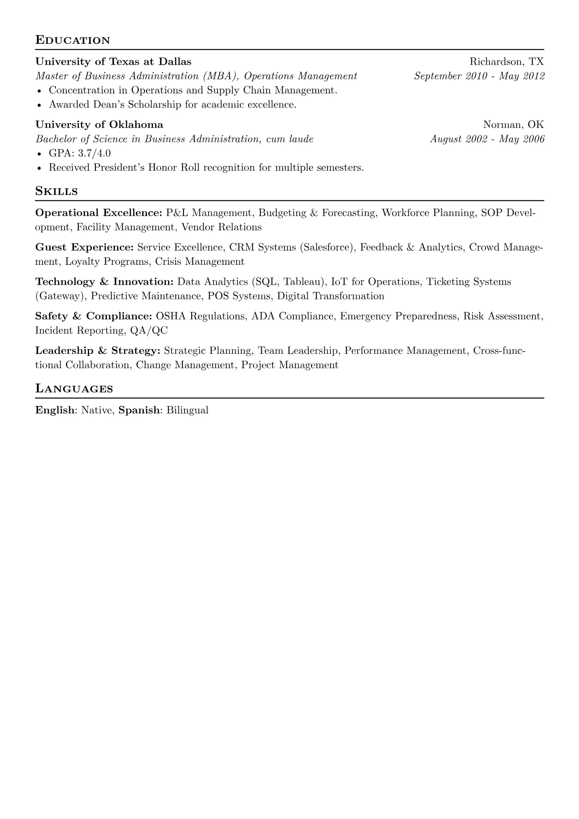 Operational Efficiency version - Page 2