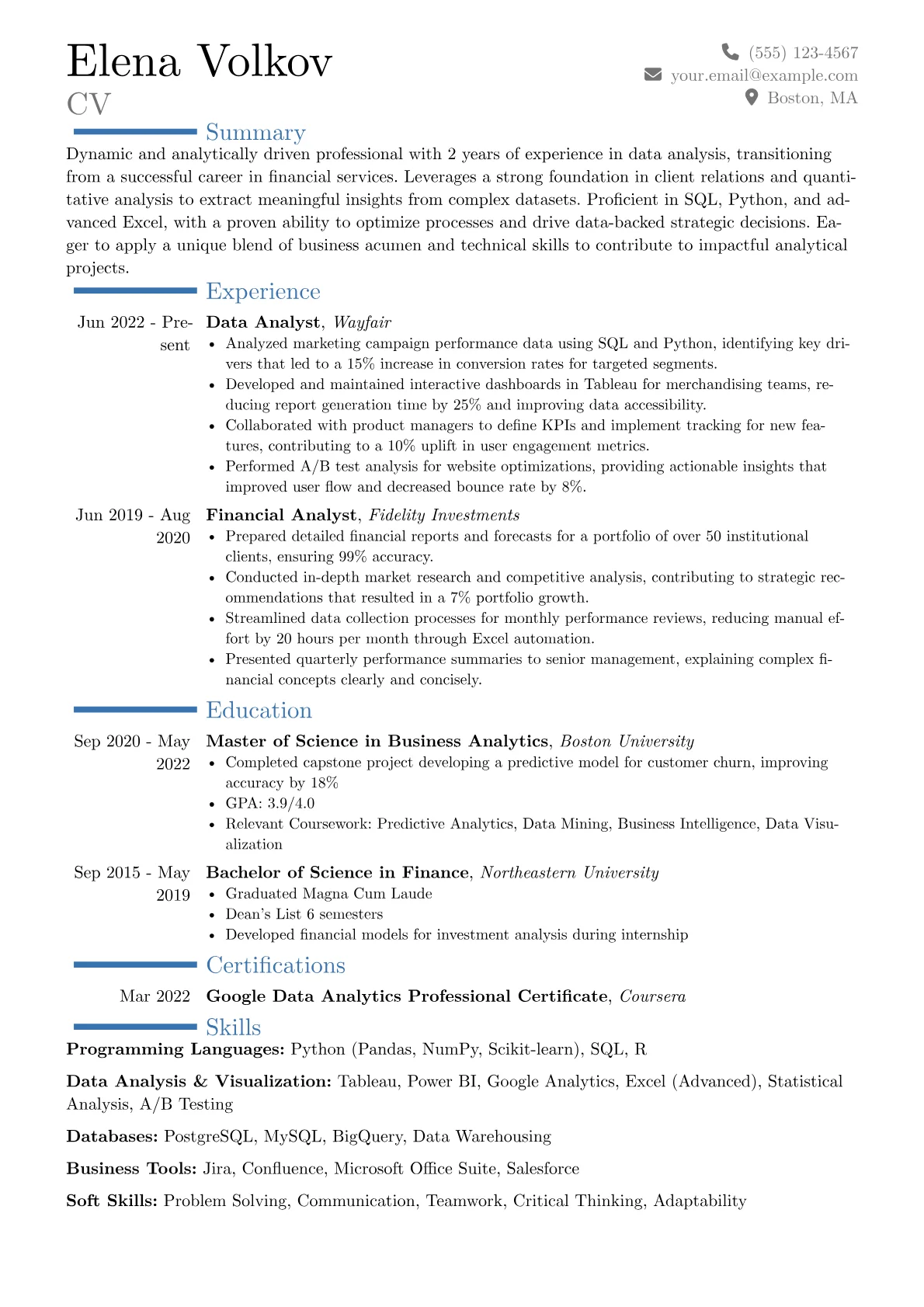 Career changer version - Page 1