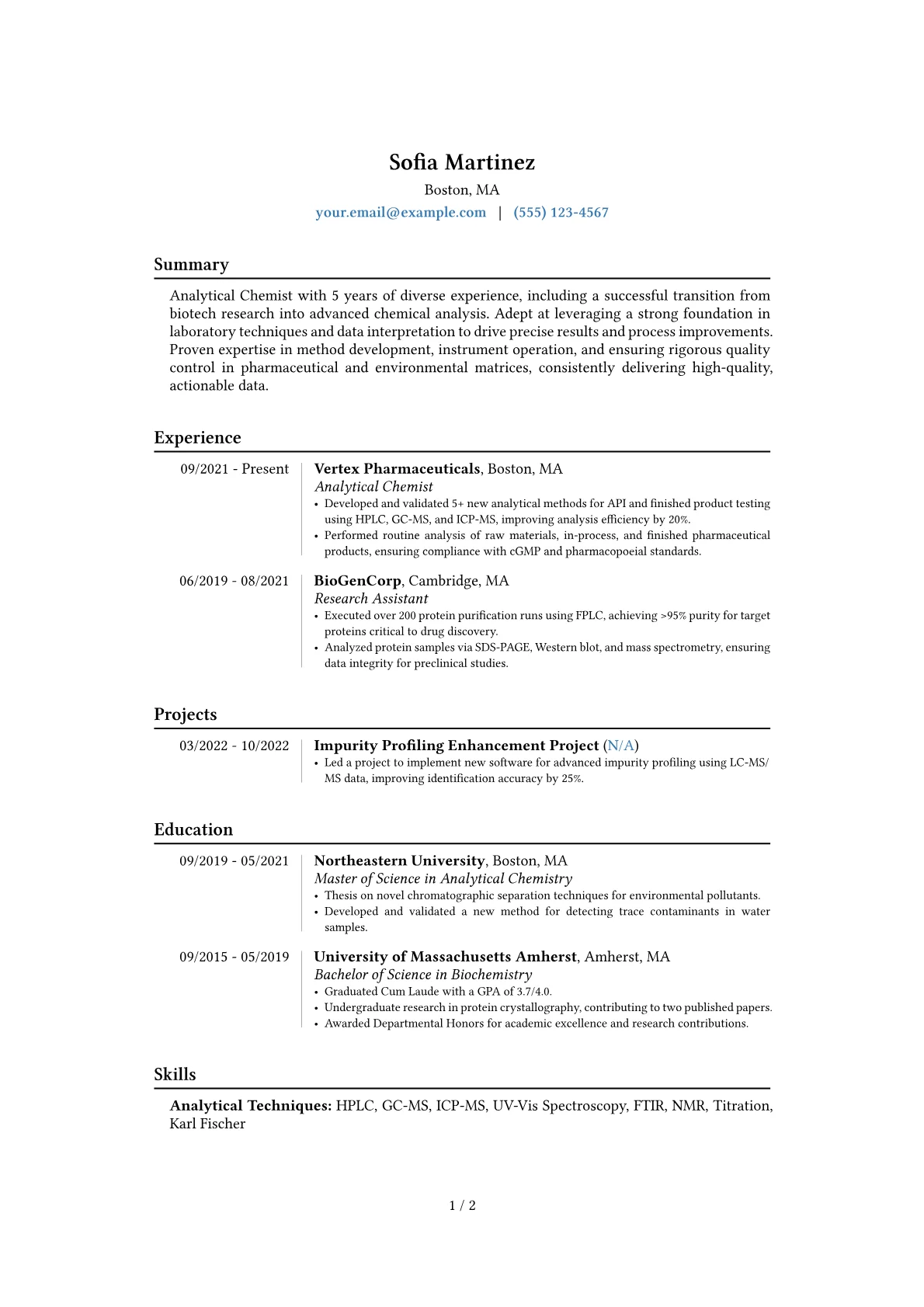 Career changer version - Page 1