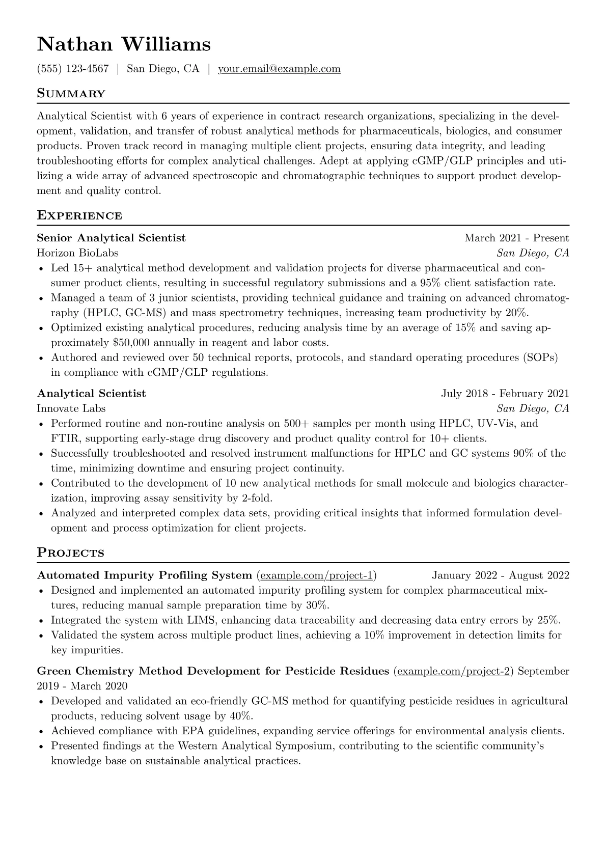 Analytical Scientist version - Page 1