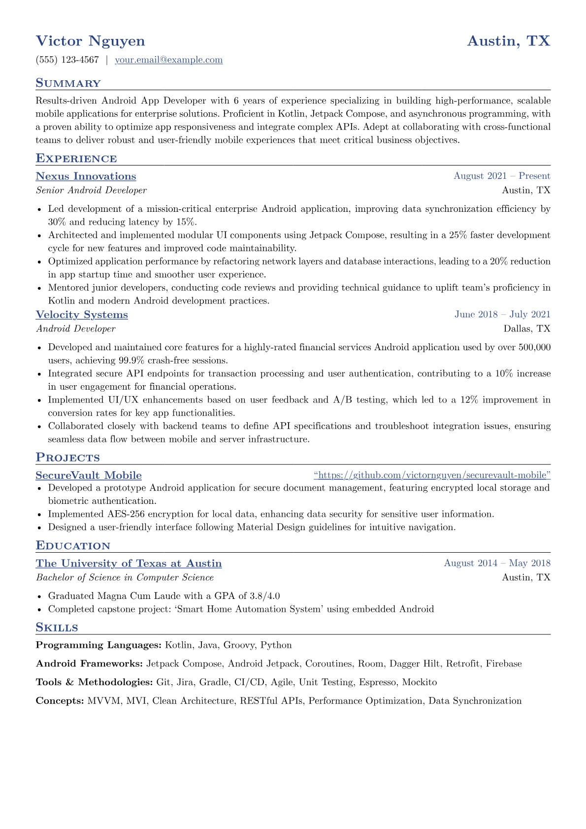 Enterprise Performance version - Page 1