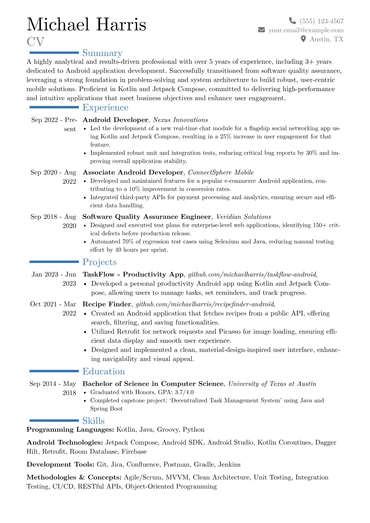 Career changer version - Page 1