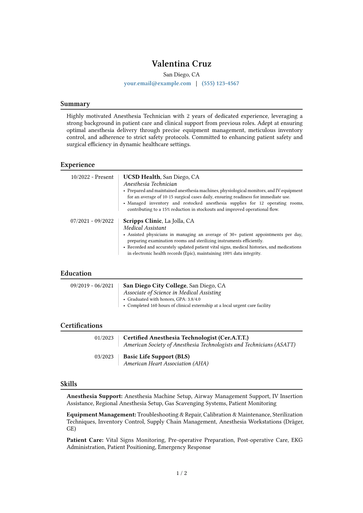 Career changer version - Page 1