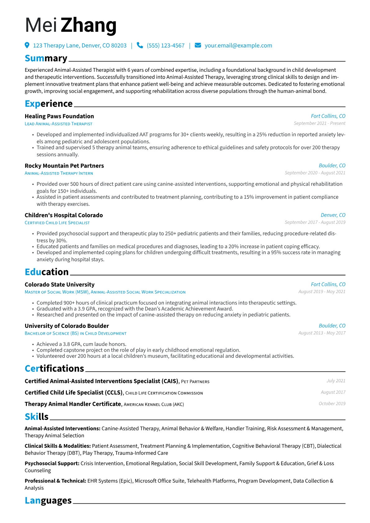 Career changer version - Page 1