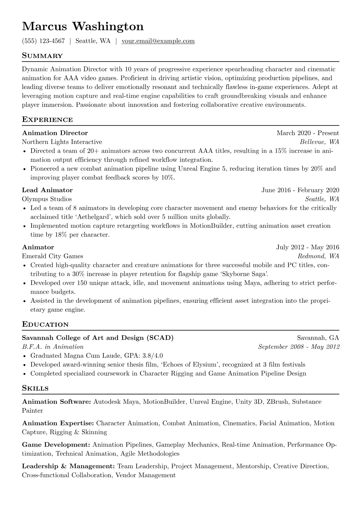 Animation Director version - Page 1