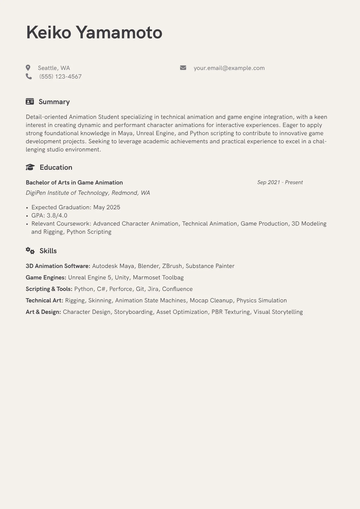 Technical Game Animation version - Page 1