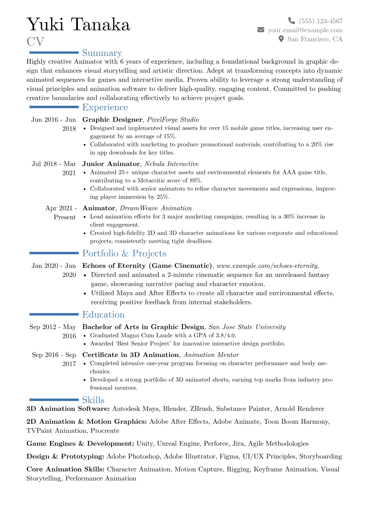 Career changer version - Page 1