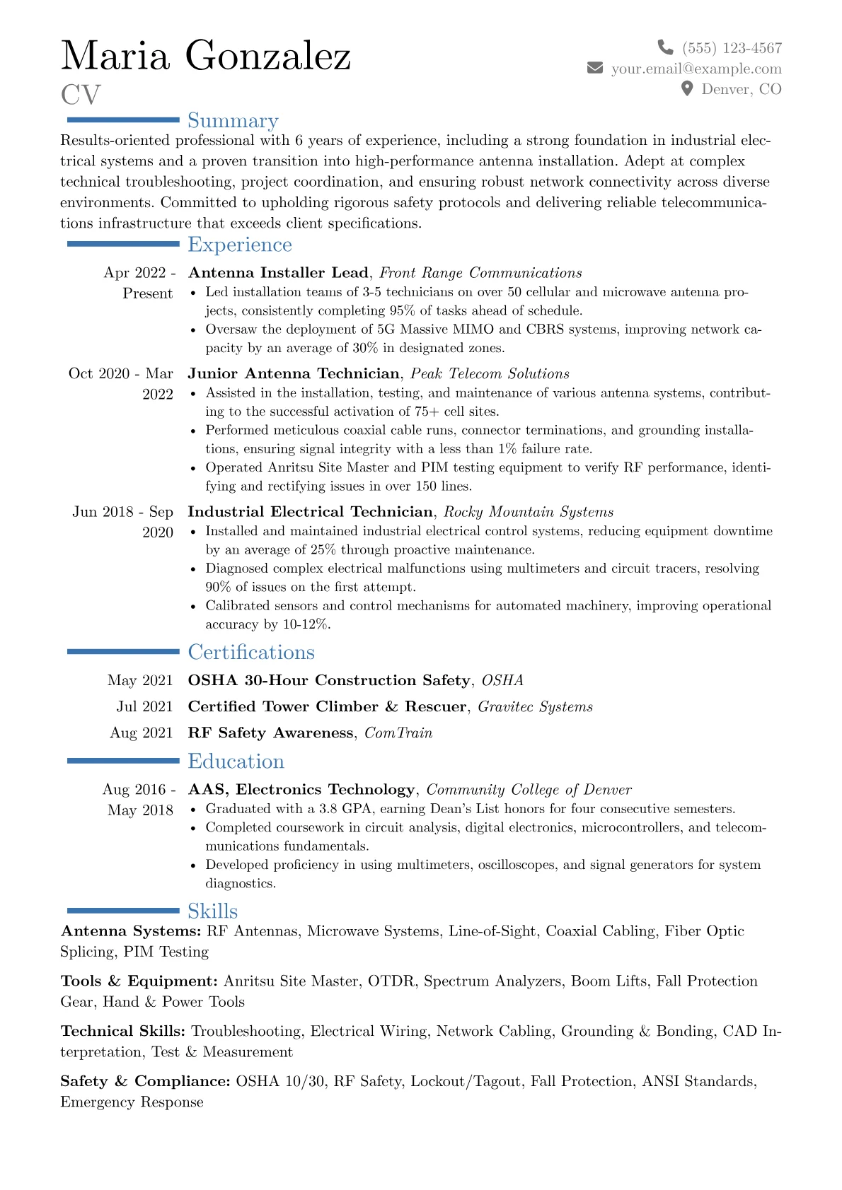 Career changer version - Page 1