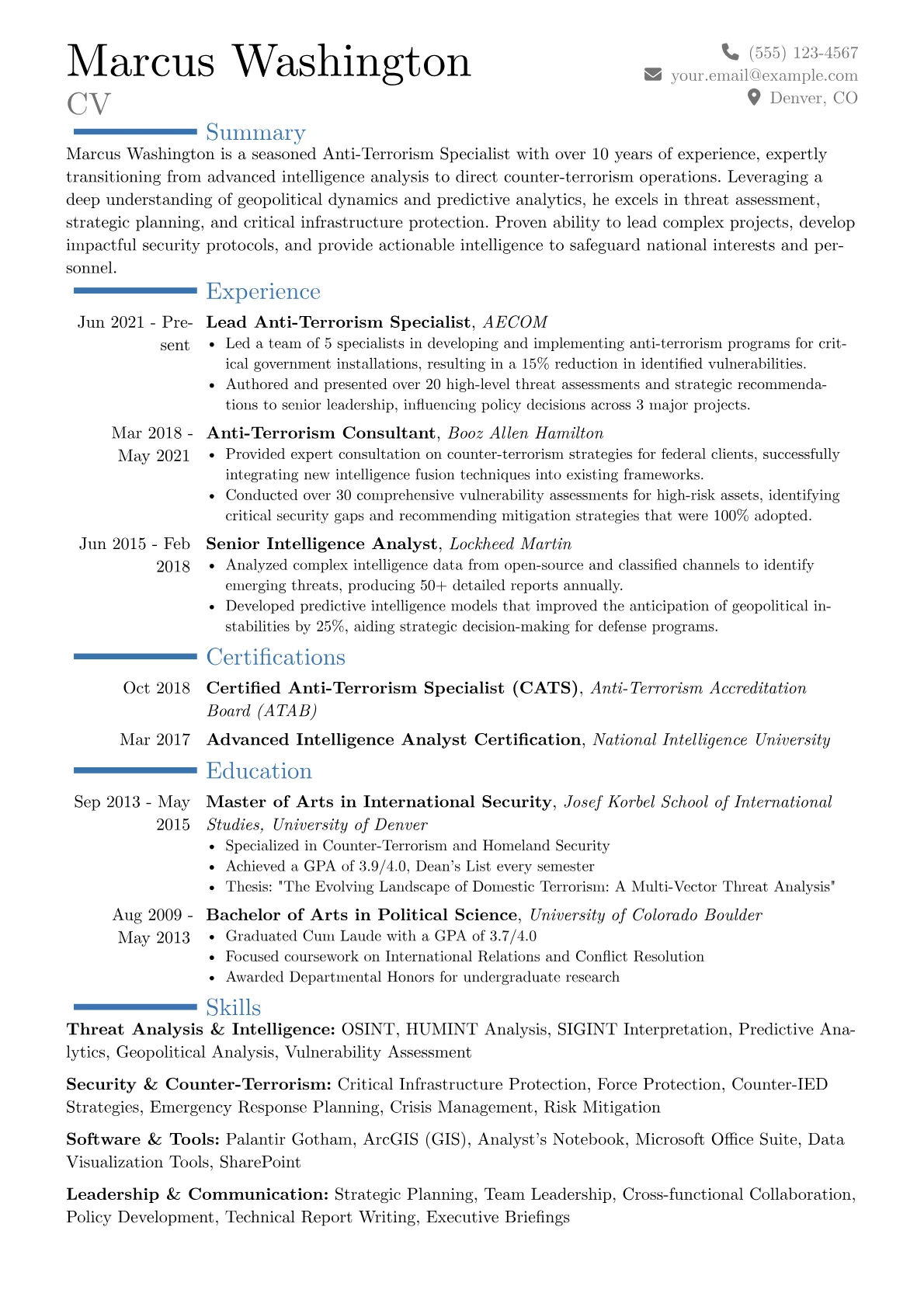 Career changer version - Page 1
