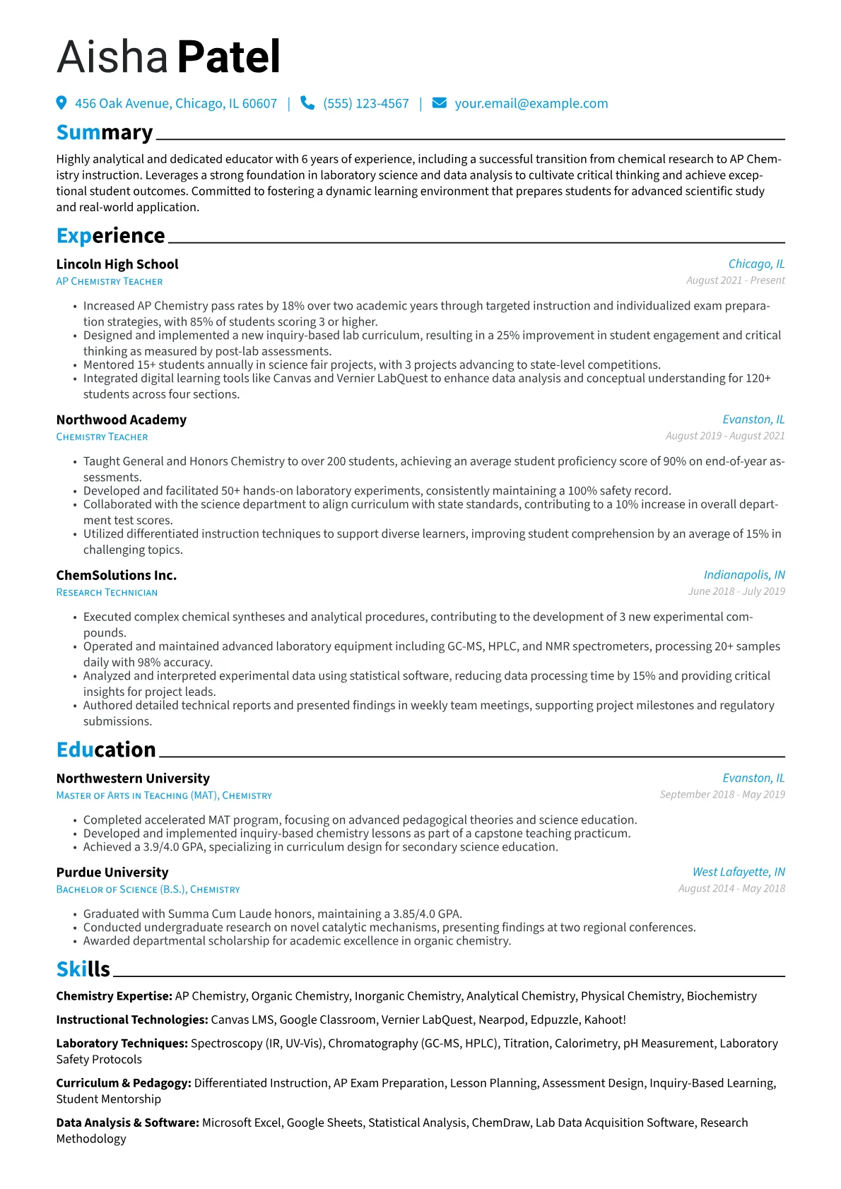 Career changer version - Page 1