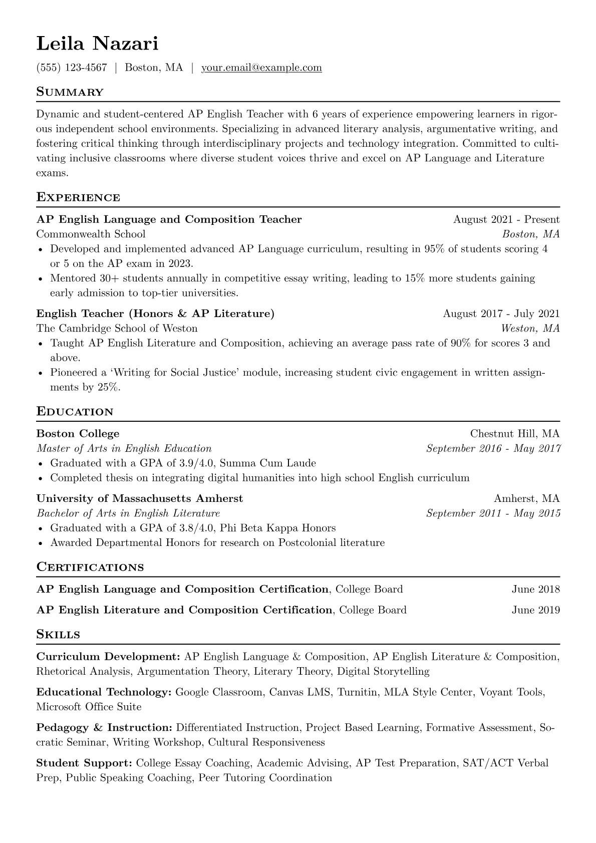 AP English Teacher version - Page 1
