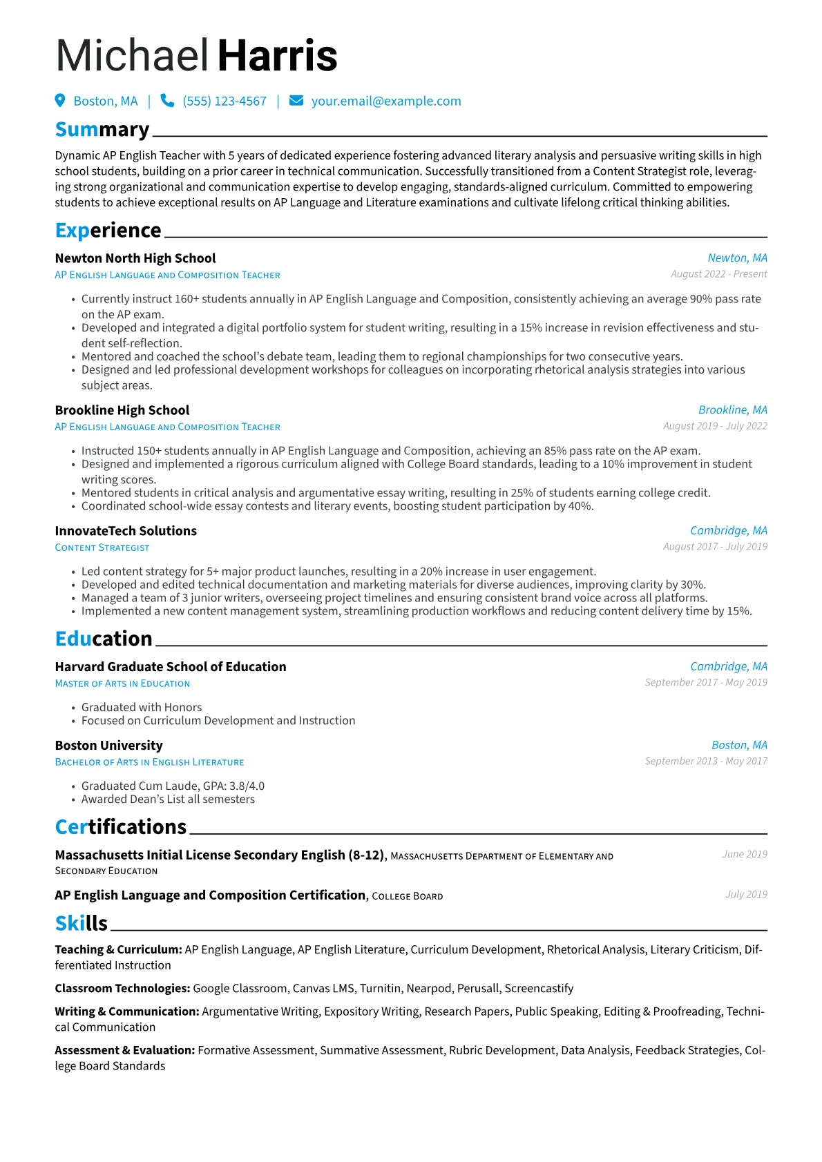 Career changer version - Page 1