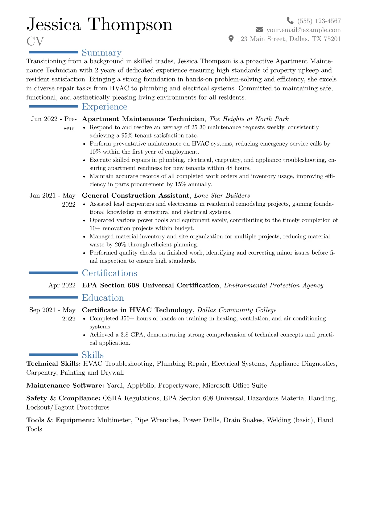 Career changer version - Page 1