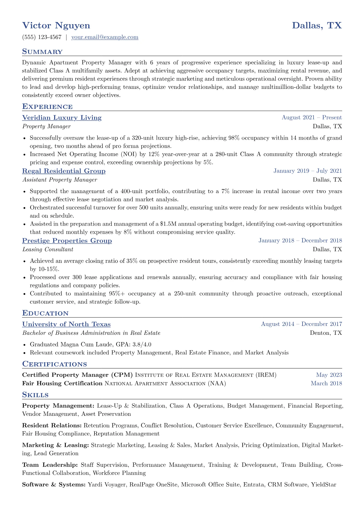 Luxury & Lease-Up version - Page 1