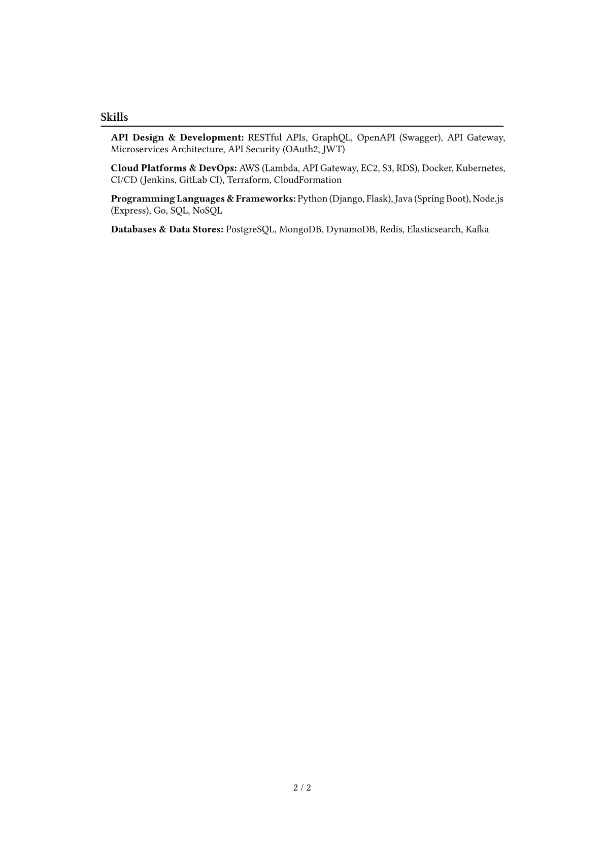 Career changer version - Page 2