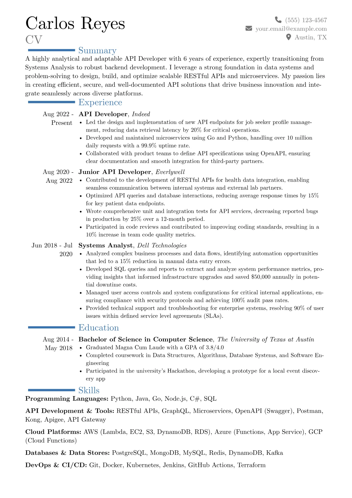 Career changer version - Page 1