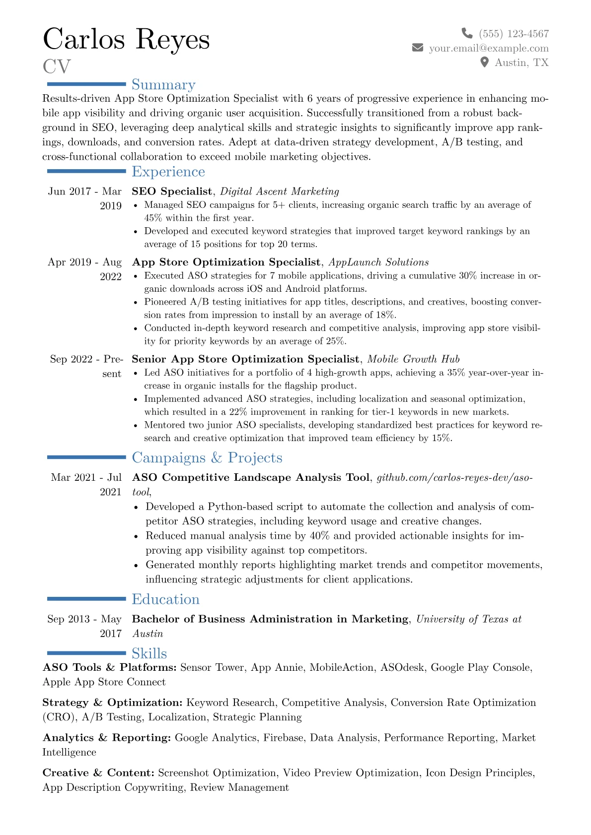 Career changer version - Page 1