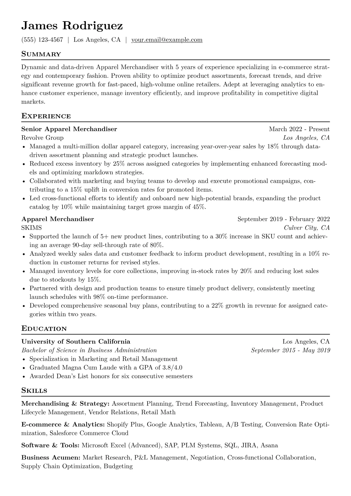 Merchandising & Strategy version - Page 1