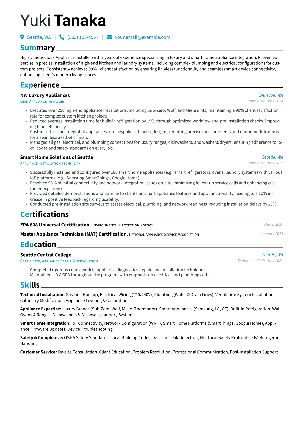 Appliance Installer version - Page 1