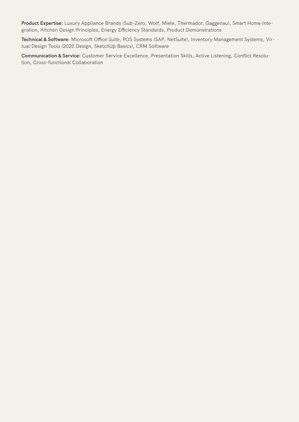 Appliance Sales Specialist version - Page 2