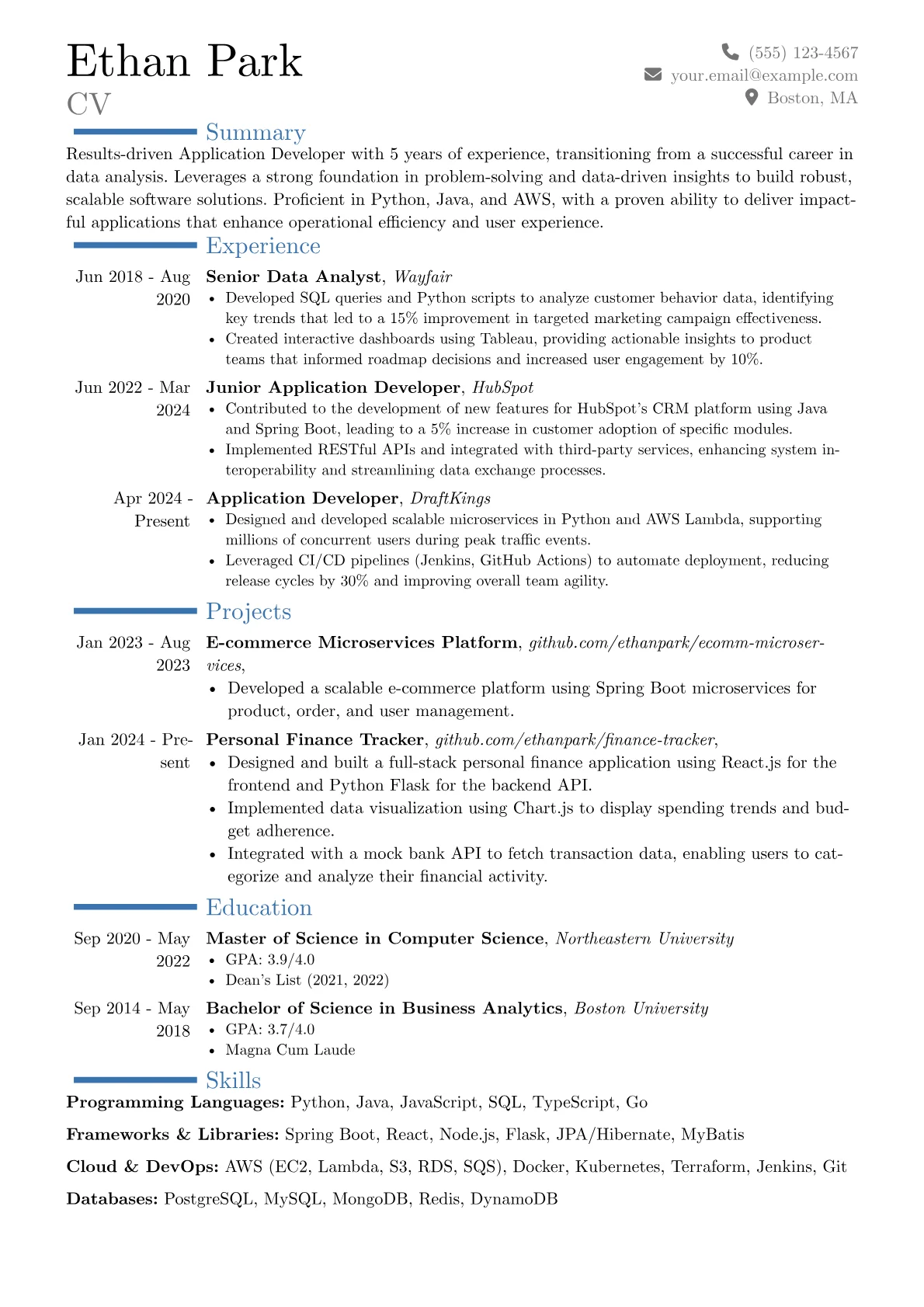 Career changer version - Page 1
