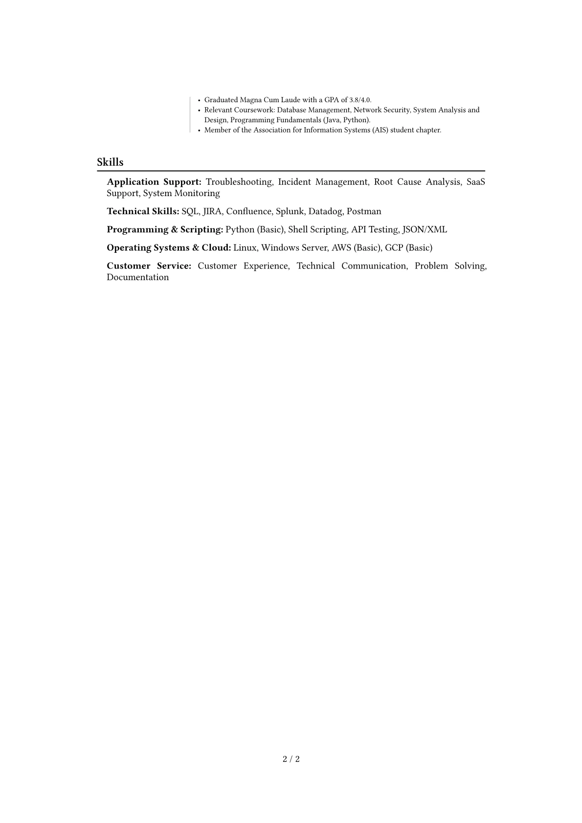 Career changer version - Page 2