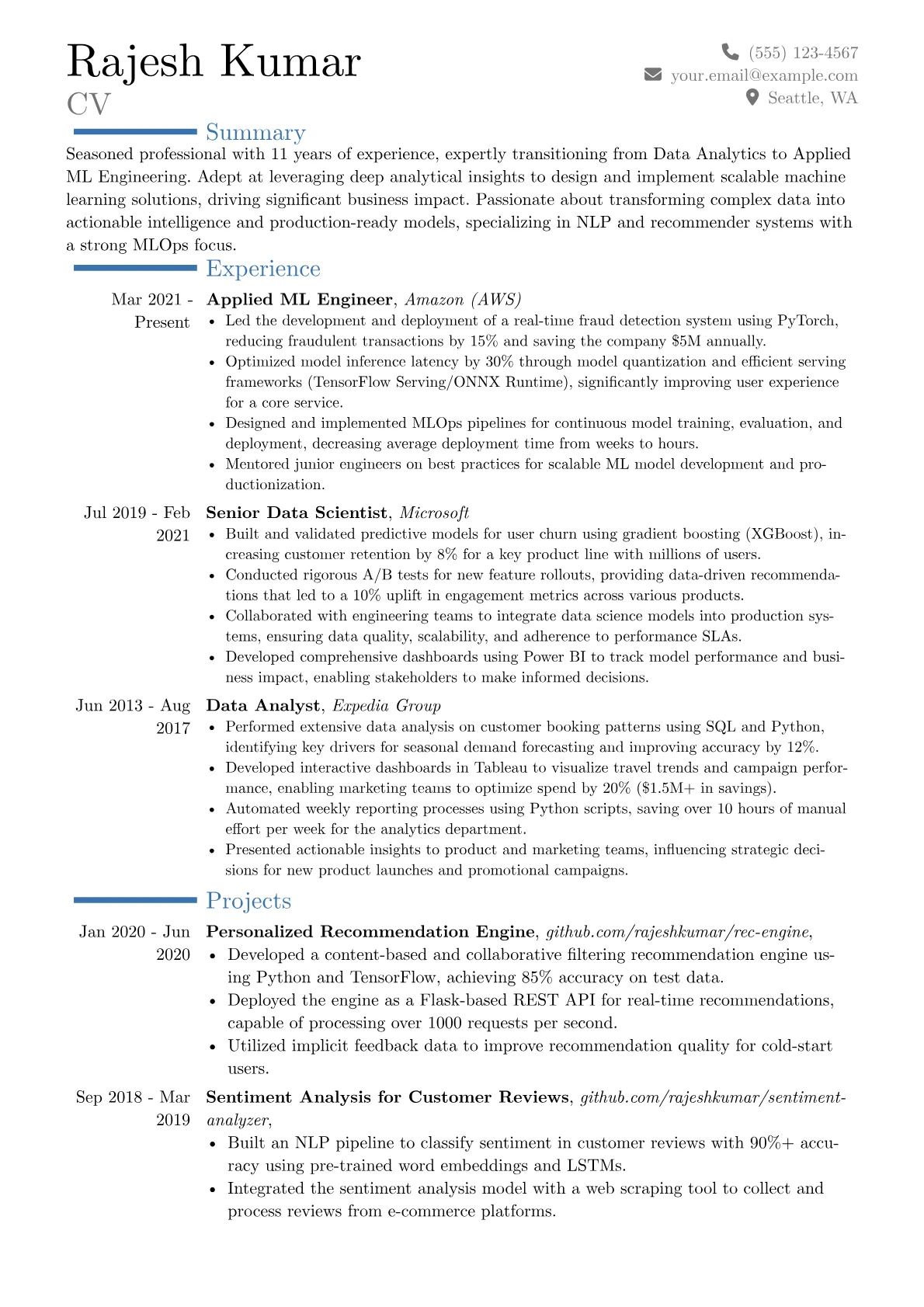 Career changer version - Page 1