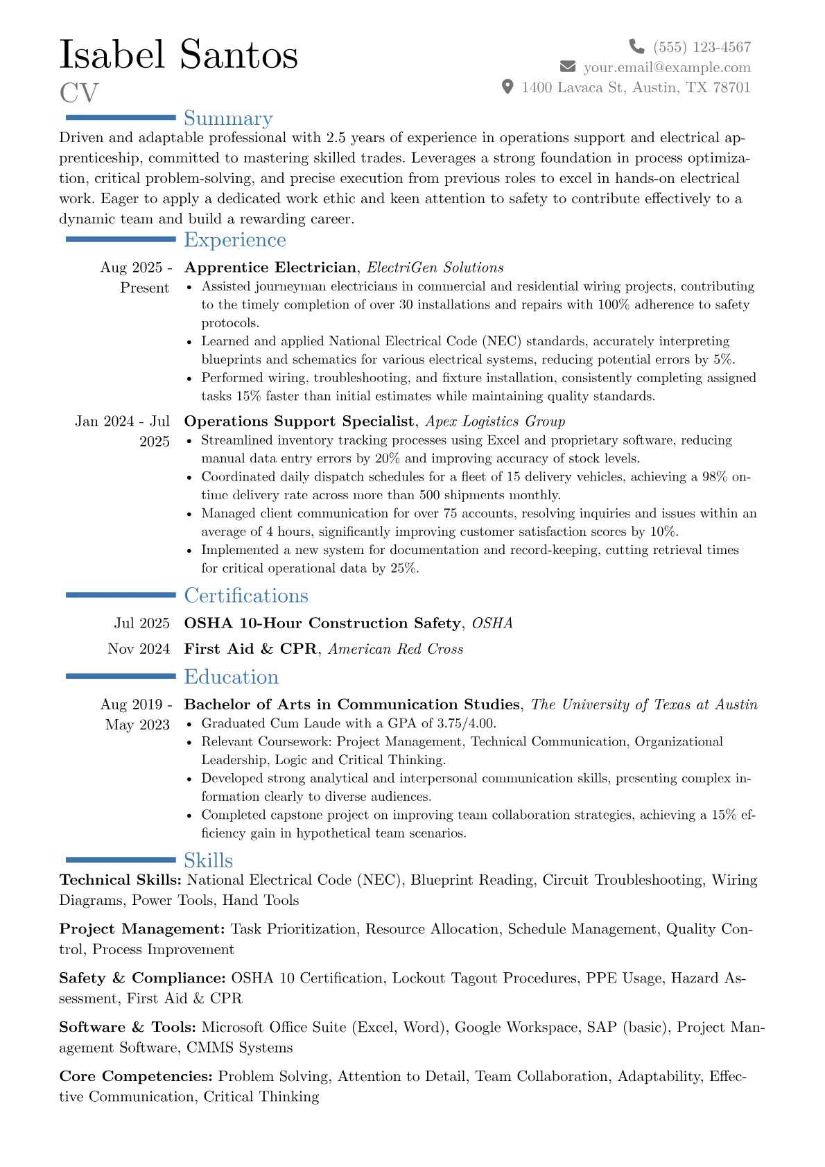 Career changer version - Page 1