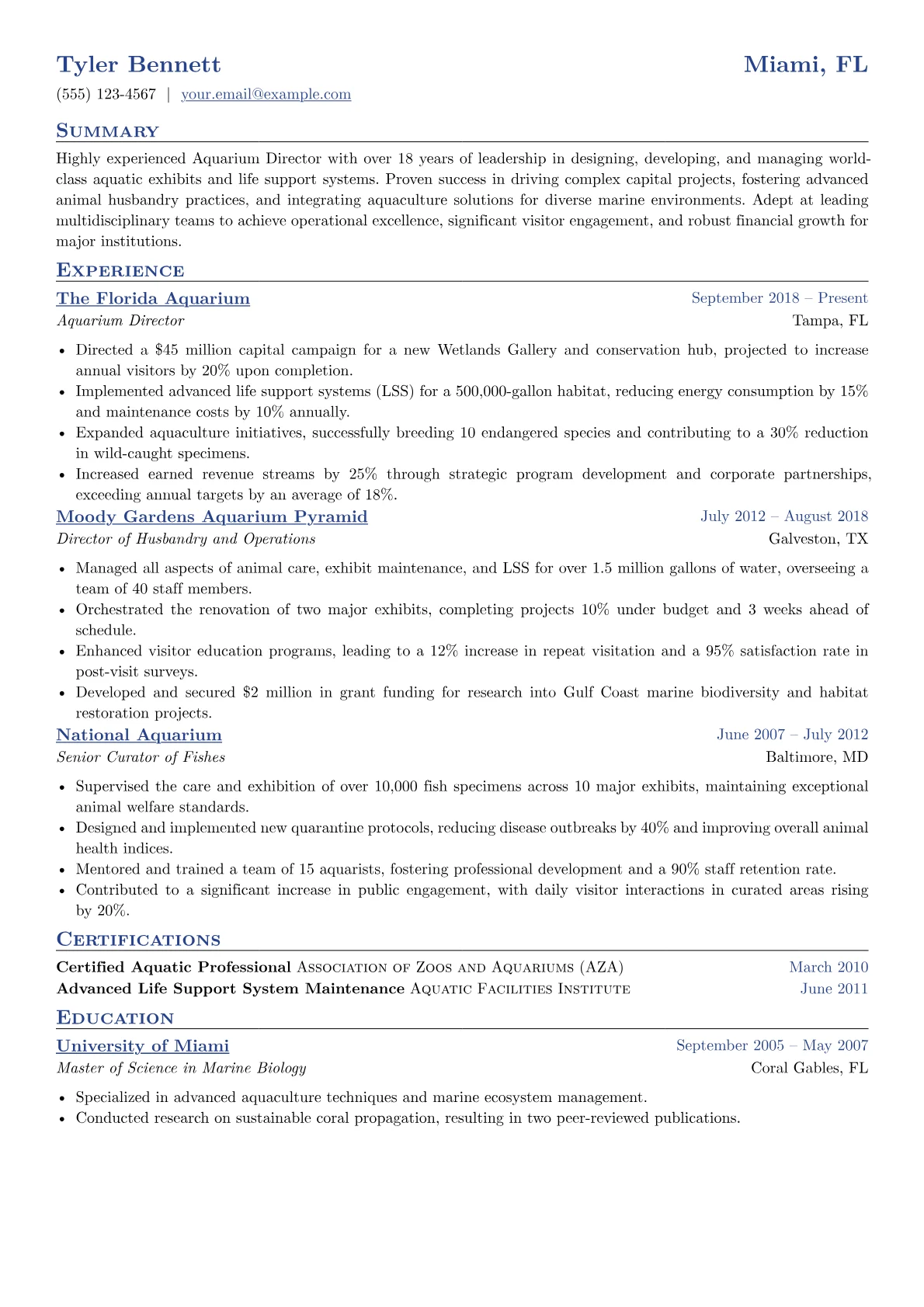 Aquarium Director version - Page 1