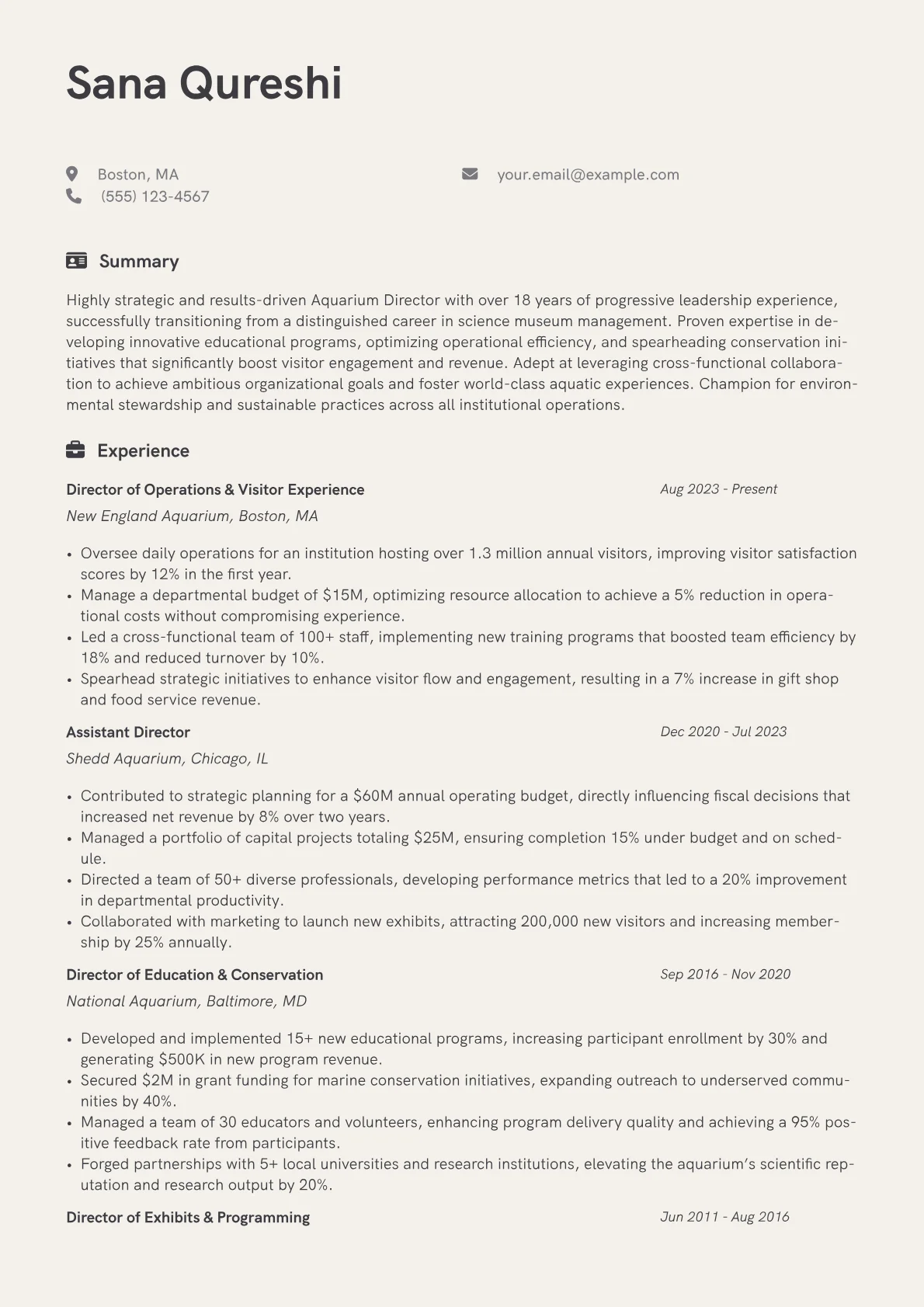 Career changer version - Page 1