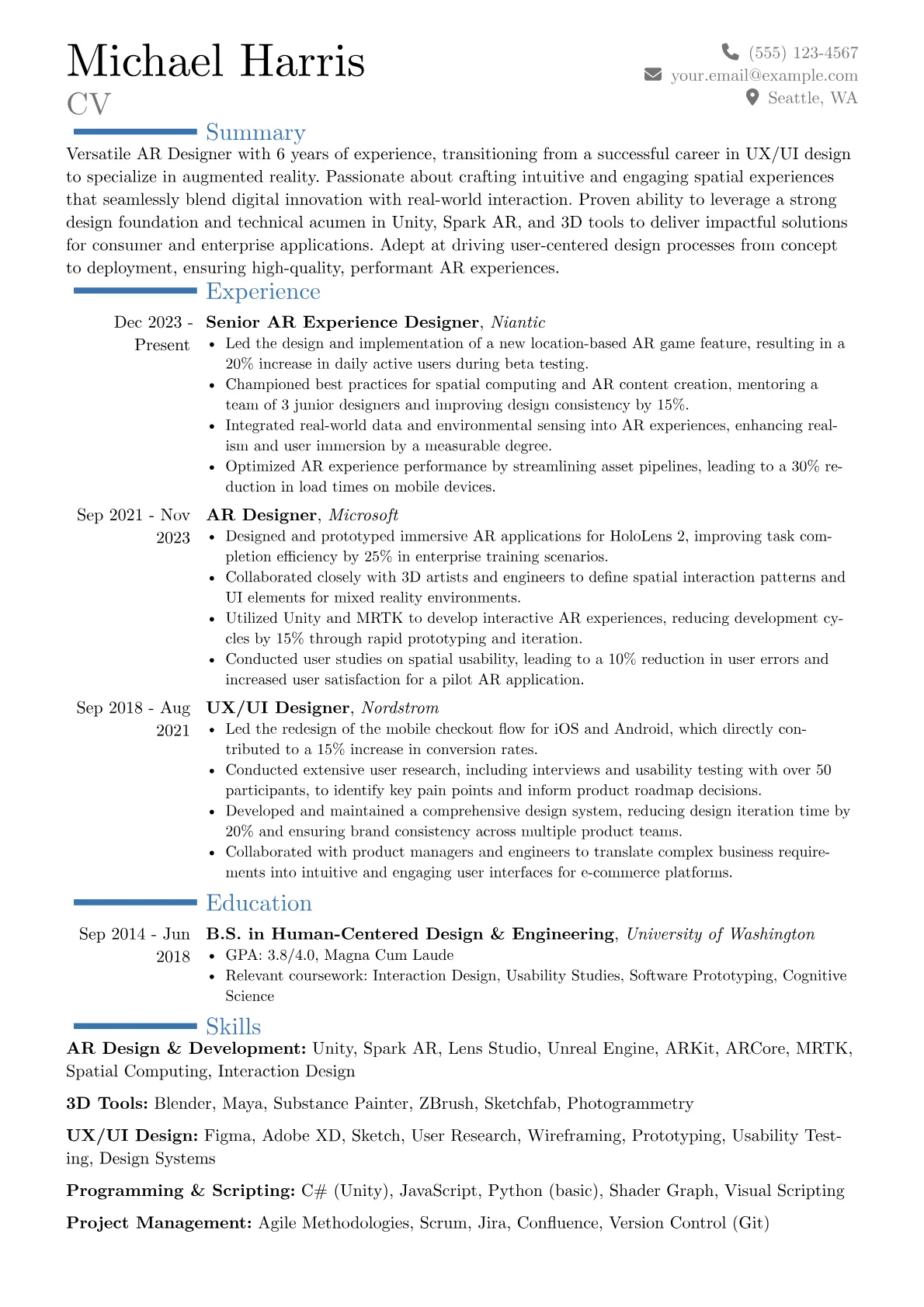 Career changer version - Page 1