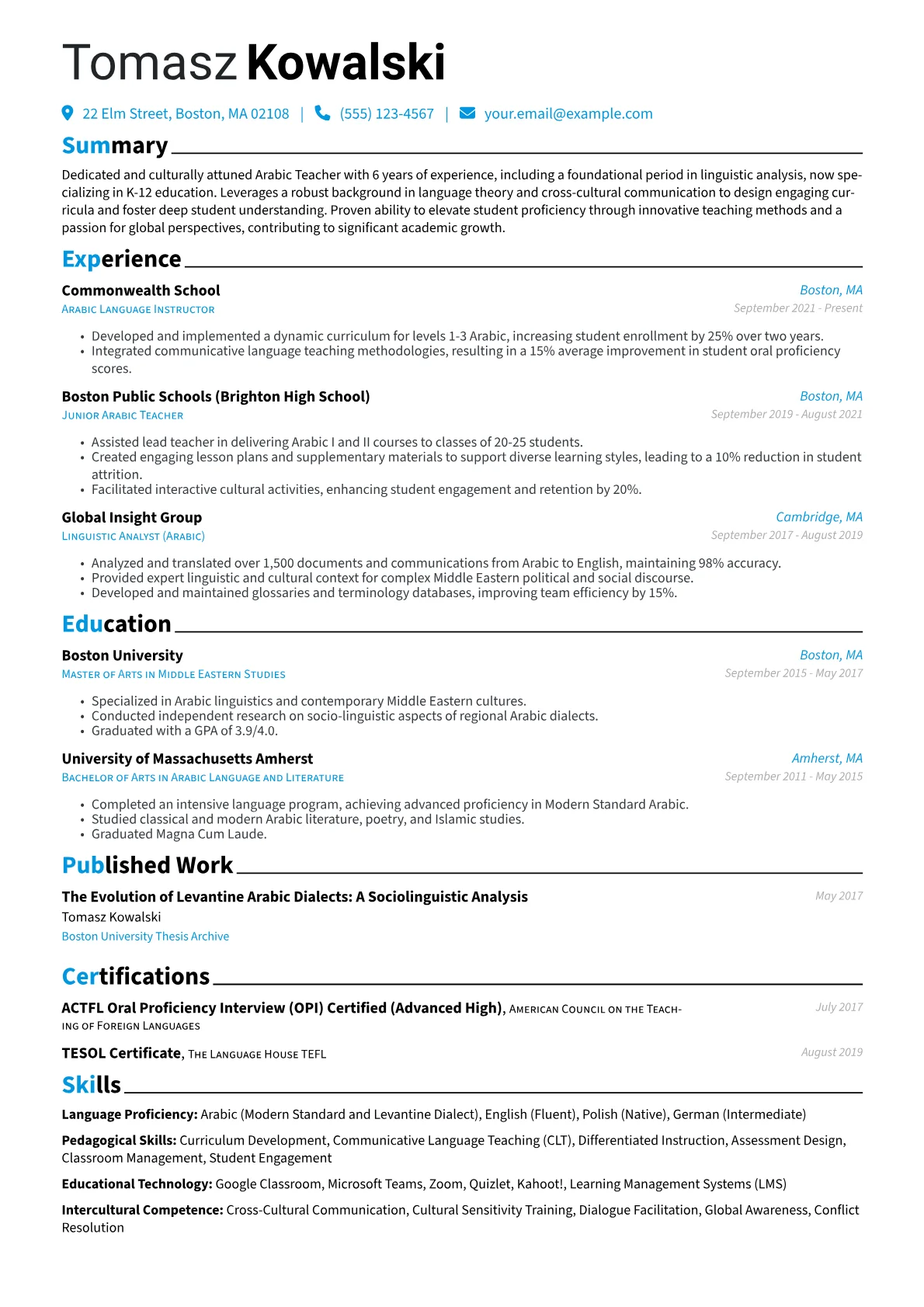 Career changer version - Page 1