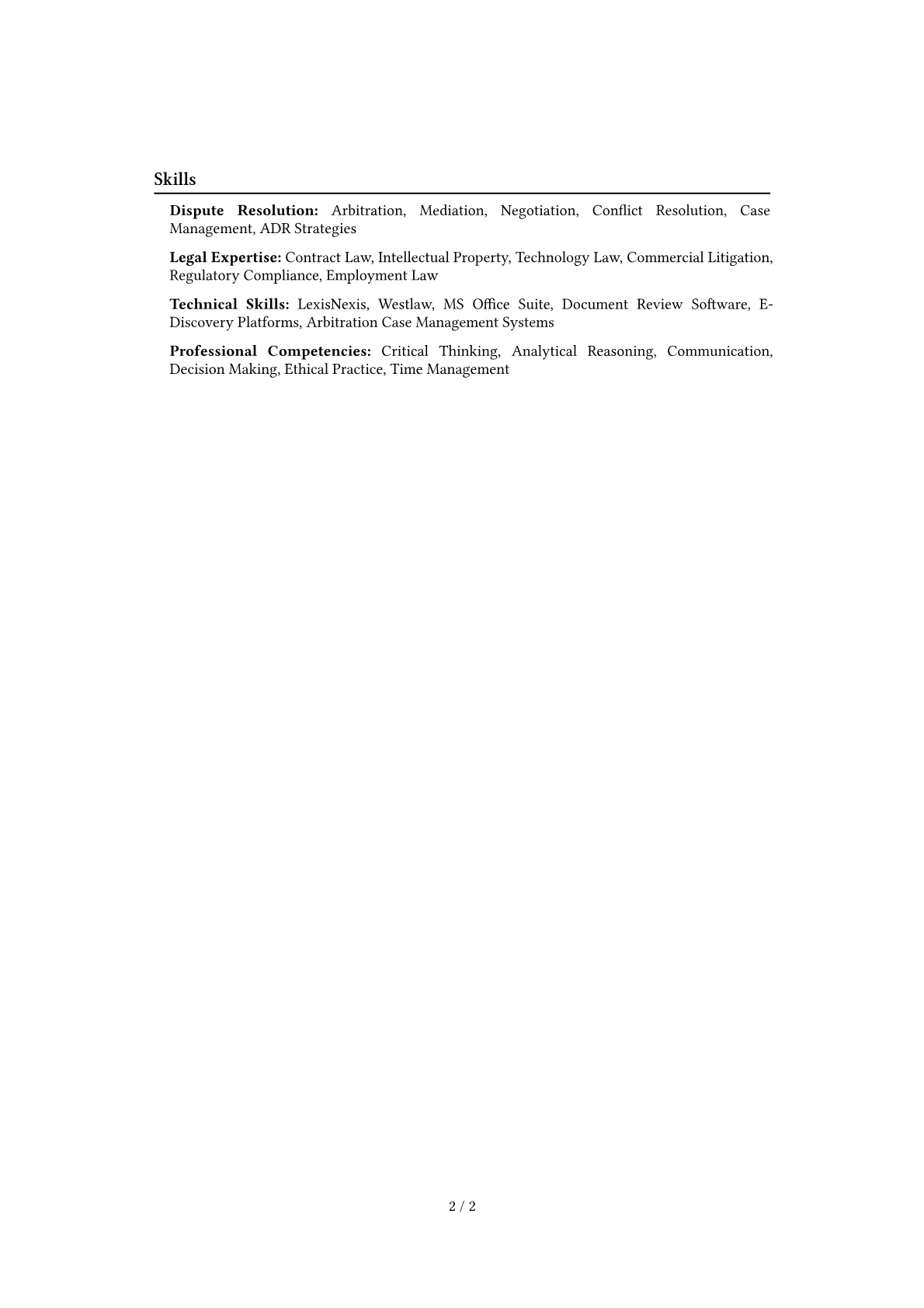 Career changer version - Page 2