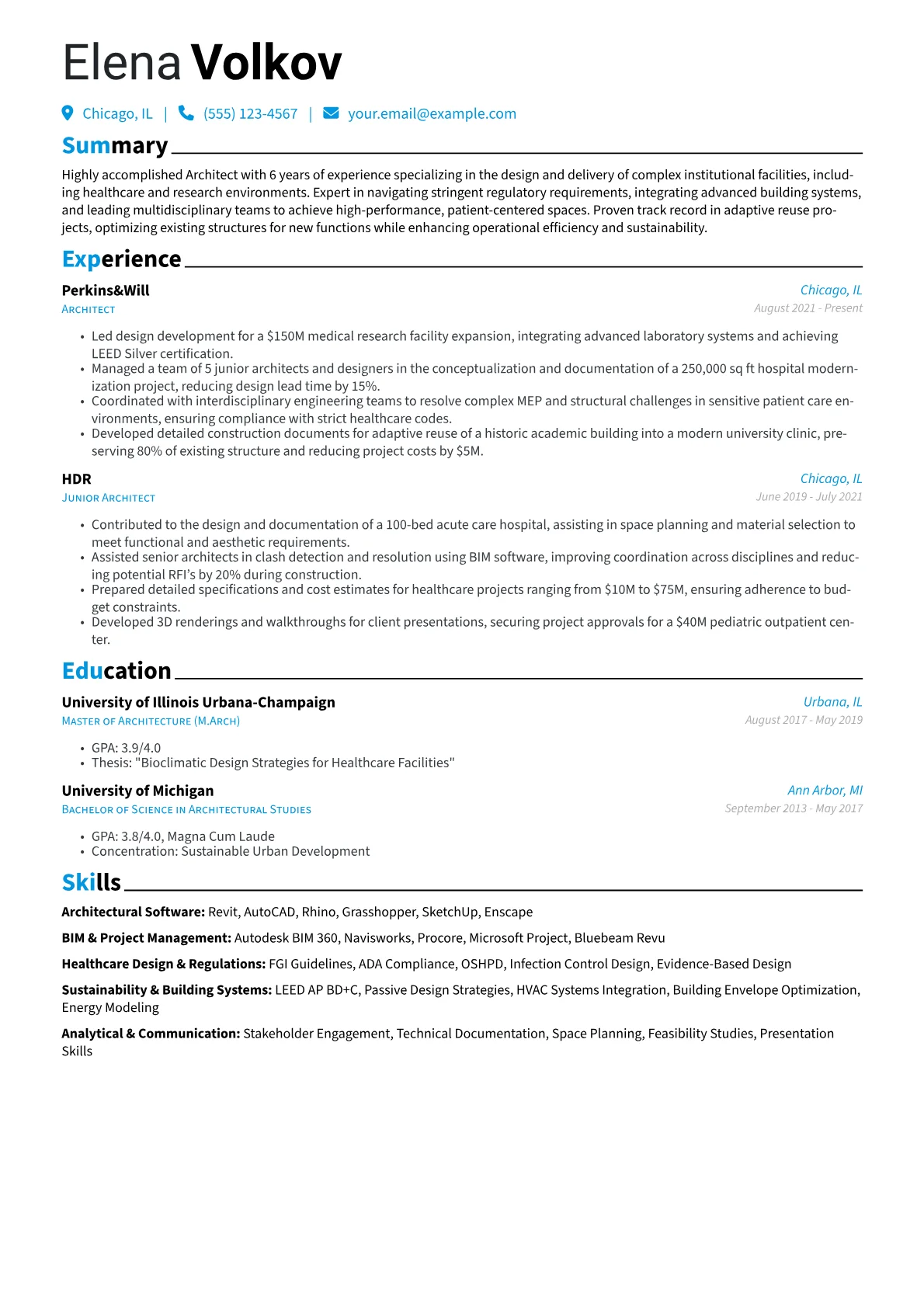 Institutional Architect version - Page 1