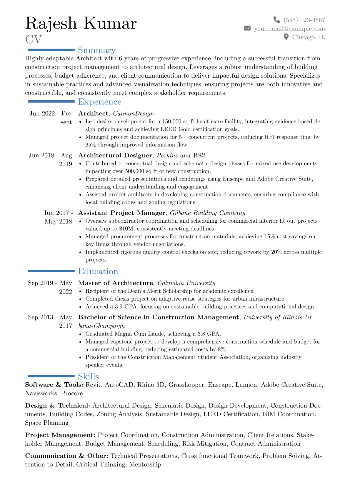 Career changer version - Page 1