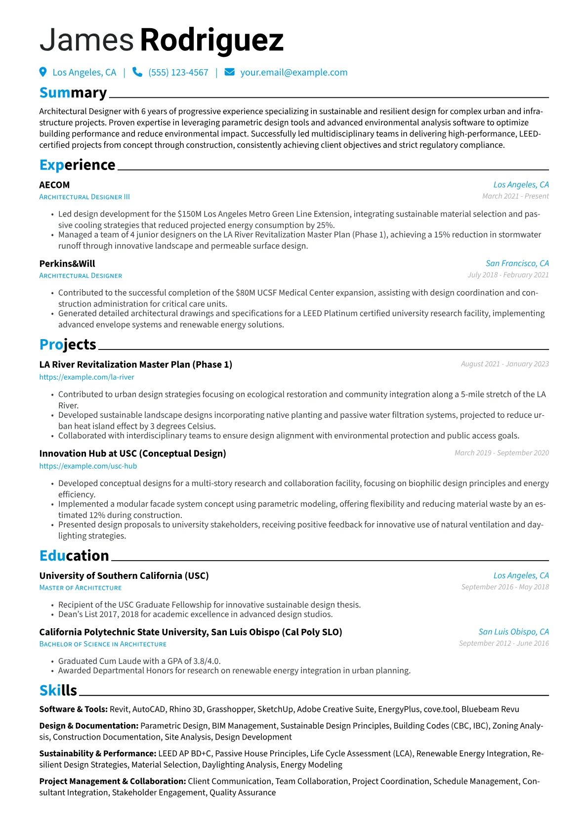 Resume version - Page 1