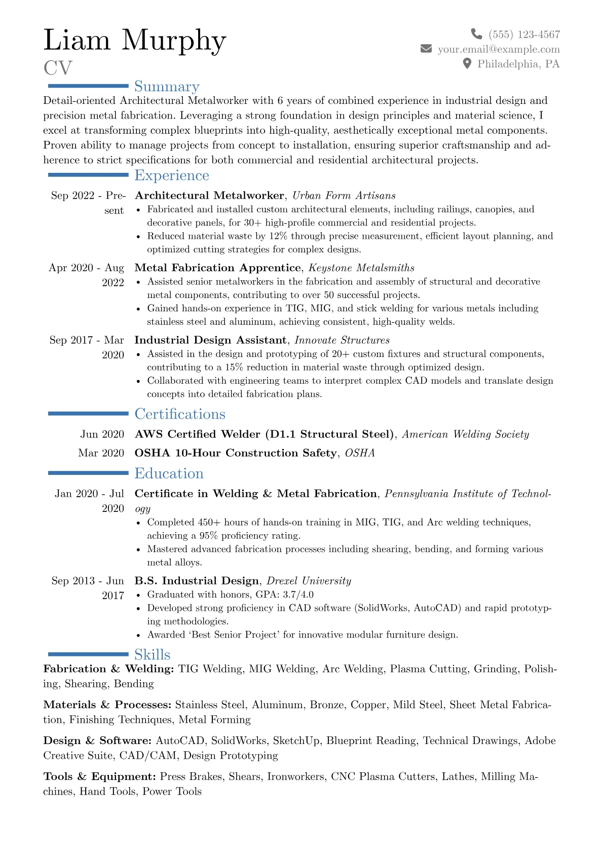 Career changer version - Page 1