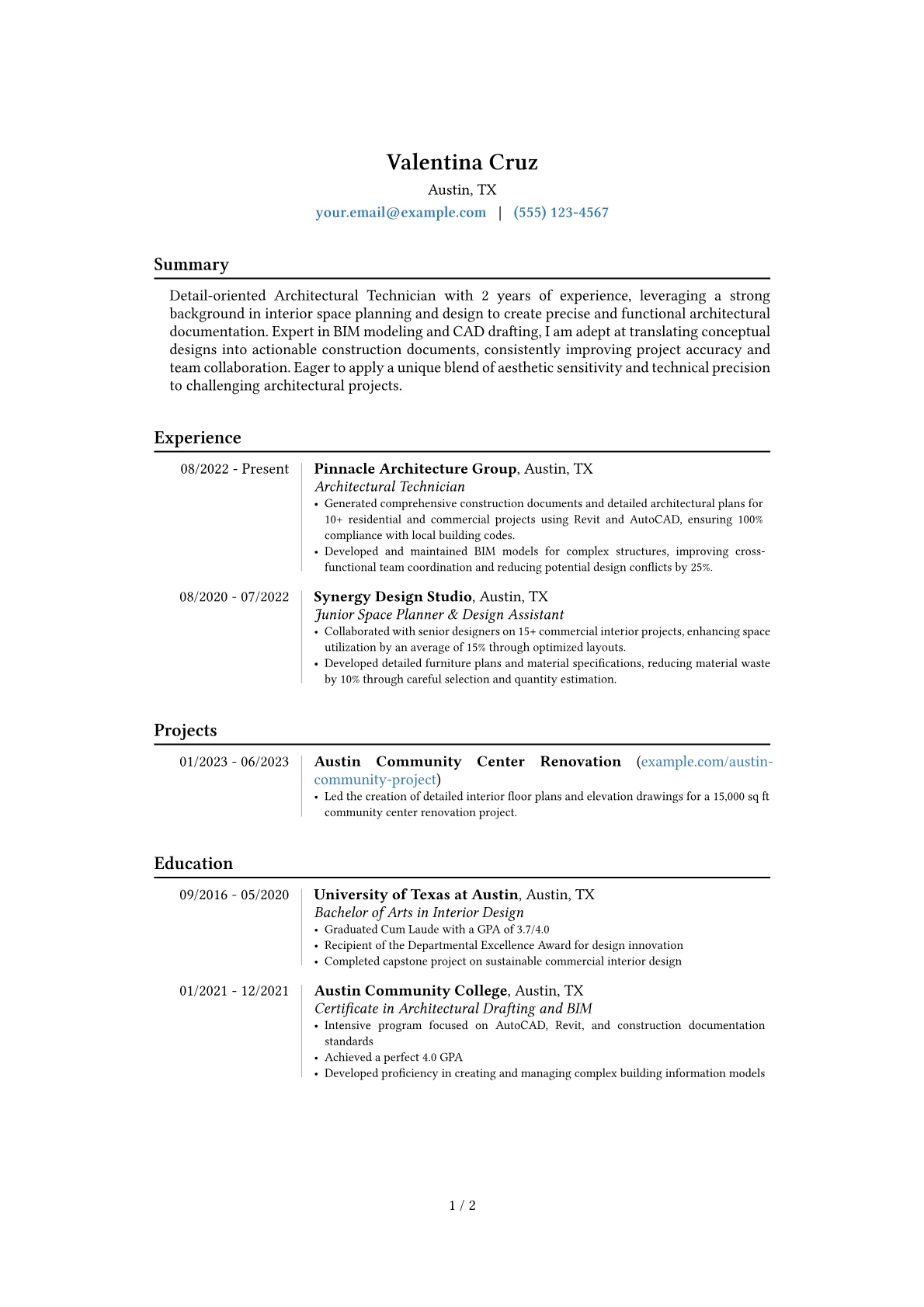 Career changer version - Page 1