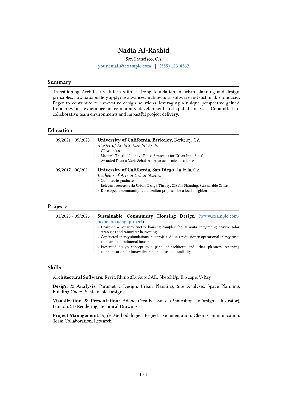Career changer version - Page 1