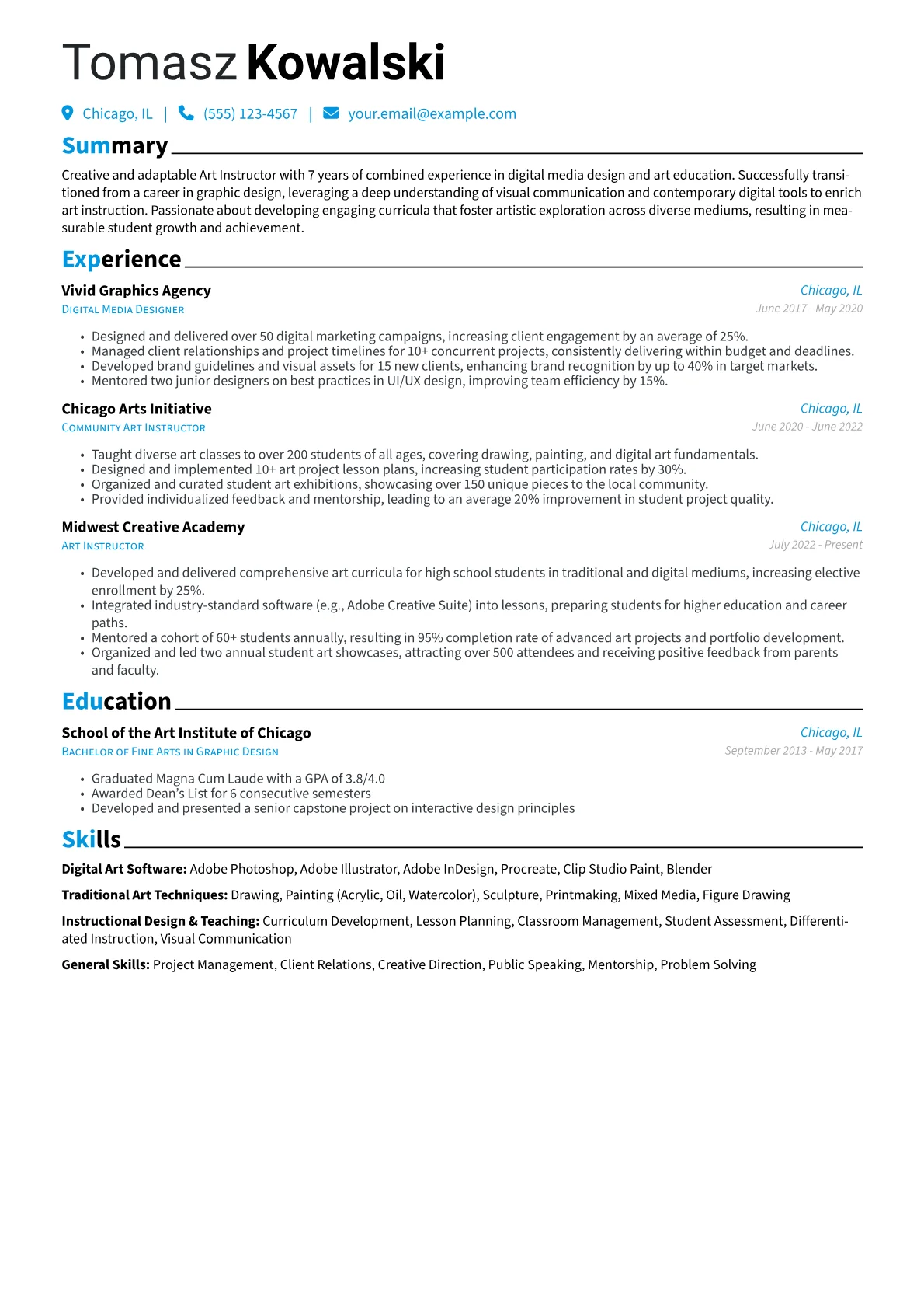 Career changer version - Page 1