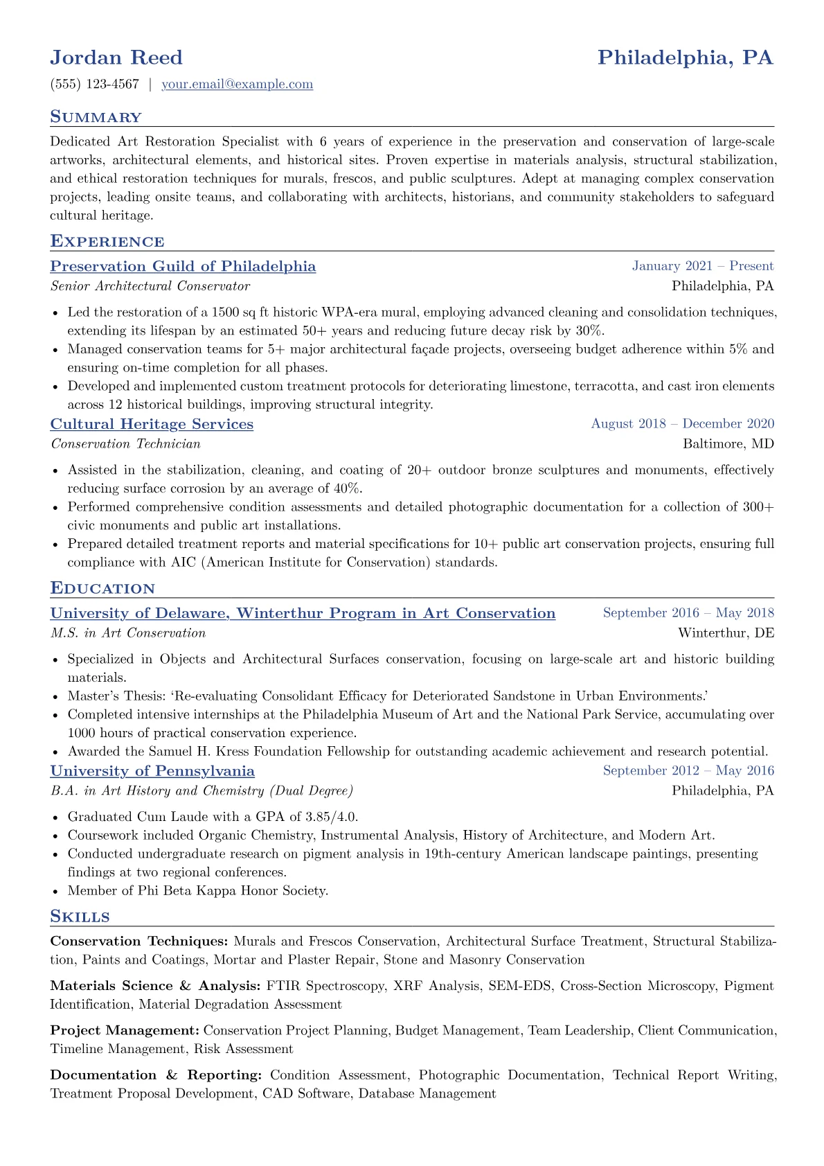 Conservation Techniques version - Page 1