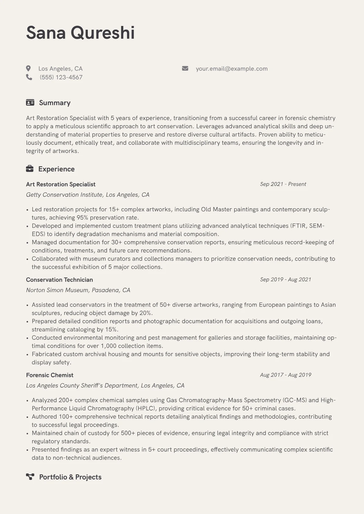 Career changer version - Page 1
