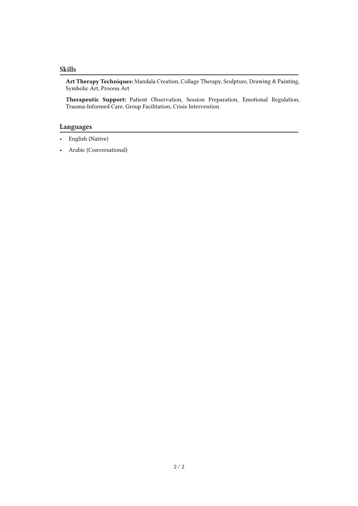 Career changer version - Page 2