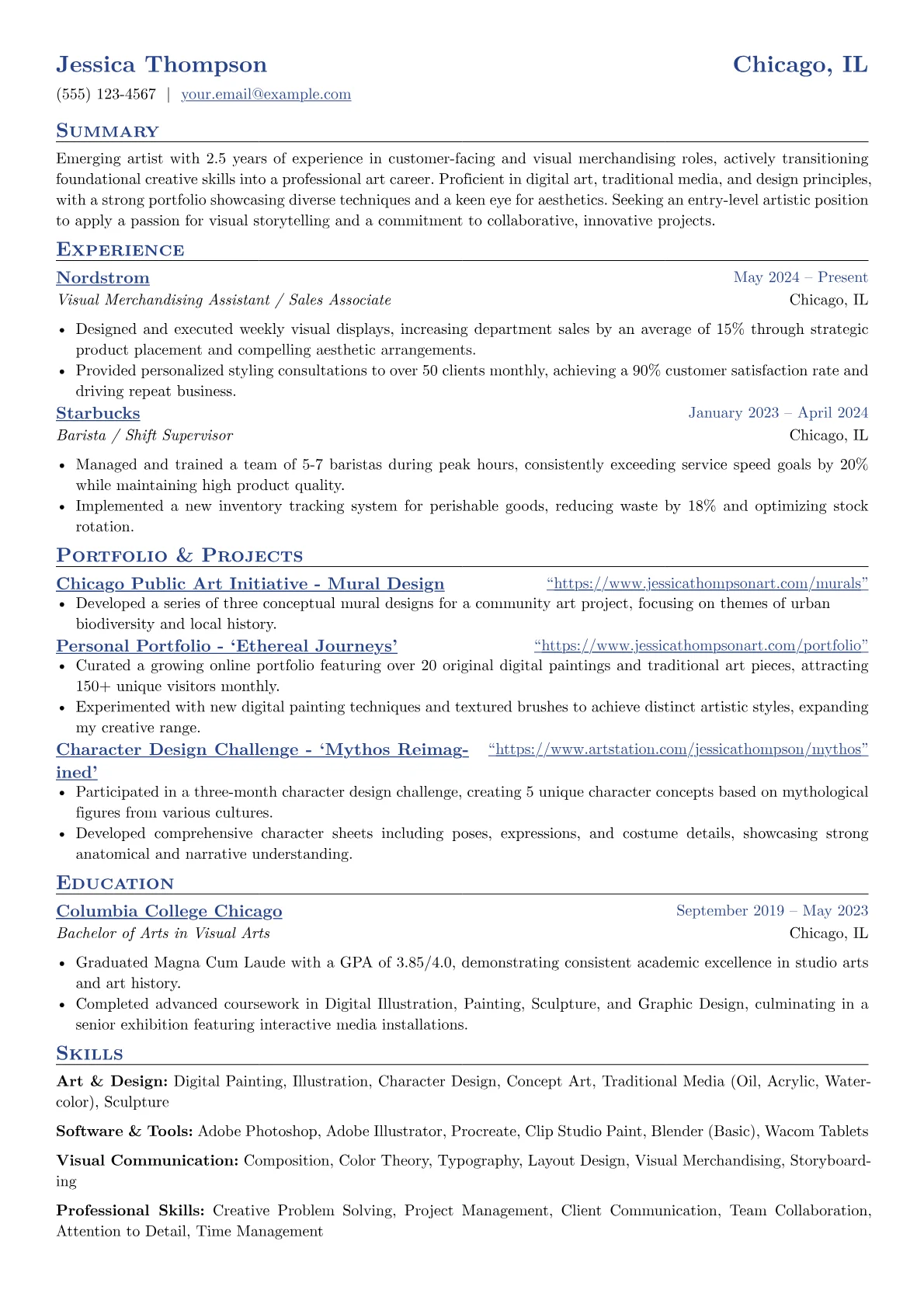 Artist No Experience version - Page 1