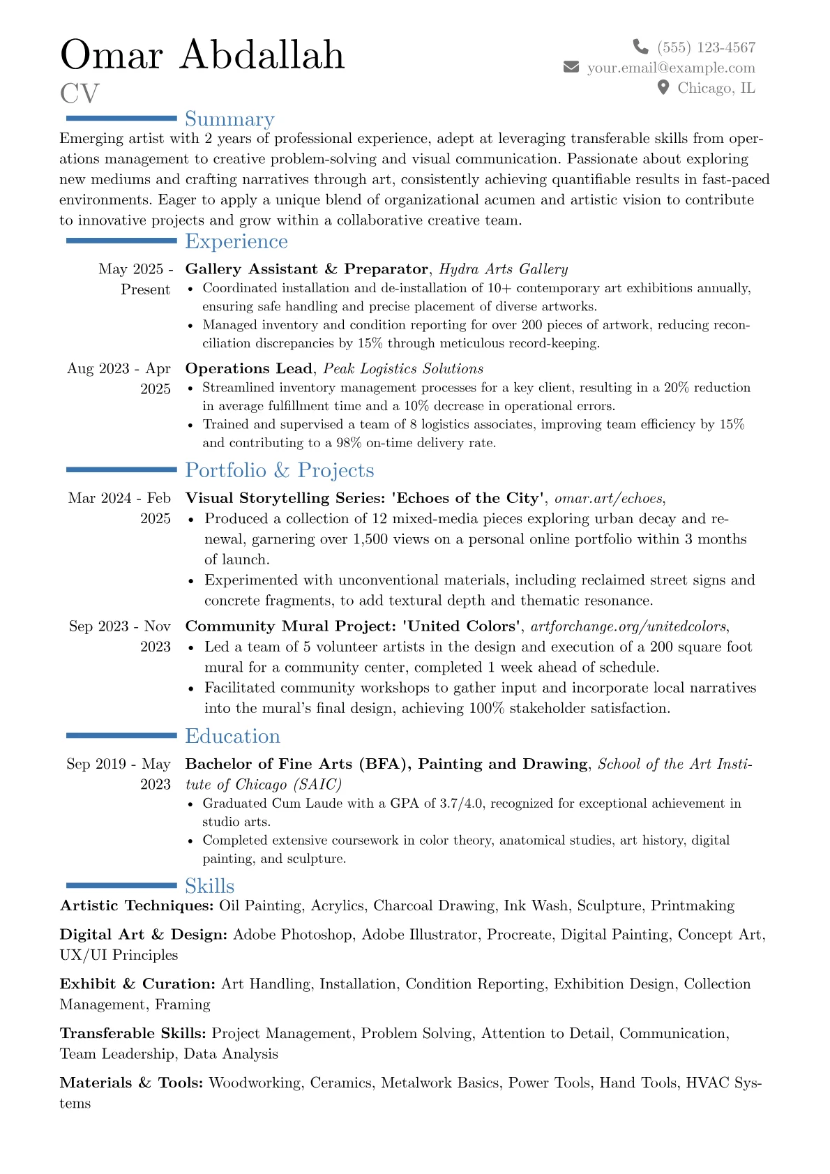 Career changer version - Page 1